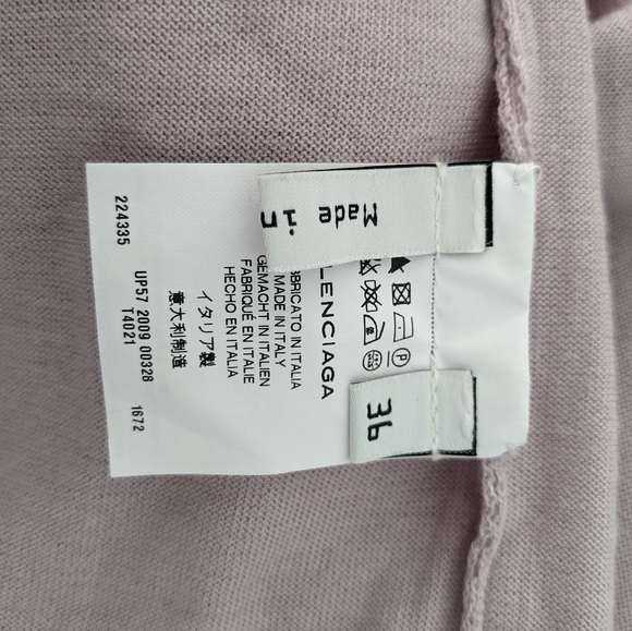 Balenciaga Knits Cashmere Mini Dress - Picture 5 of 6